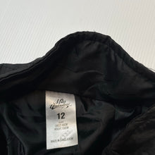 Load image into Gallery viewer, Girls Miss Understood, black lightly quilted jacket / coat, GUC, size 12,