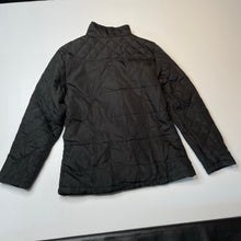 Load image into Gallery viewer, Girls Miss Understood, black lightly quilted jacket / coat, GUC, size 12,