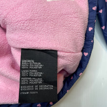 Load image into Gallery viewer, Girls London Fog, fleece lined rain/spray jacket, light marks, FUC, size 6,