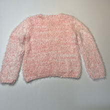 Load image into Gallery viewer, Girls Milkshake, soft feel fluffy stretchy sweater / jumper, EUC, size 7,