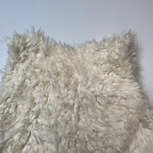 Load image into Gallery viewer, Girls cream, lined faux fur vest, no labels, armpit to armpit: 33cm, GUC, size 5-6,