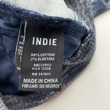 Load image into Gallery viewer, Boys ABCD Industrie, knit stretch denim pants, elasticated, Inside leg: 30cm, FUC, size 2,