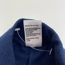 Load image into Gallery viewer, Girls H&T, navy track pants, elasticated, Inside leg: 47cm, EUC, size 6,