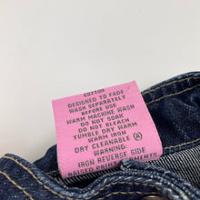 Load image into Gallery viewer, Girls Bad Girl, dark denim zip up jacket, FUC, size 7,