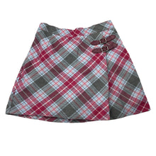 Load image into Gallery viewer, Girls McKiDS, vintage checked skirt, built-in shorts, elasticated, size labels removed, L: 32cm, W: 28cm across unstretched, GUC, size 7-8,