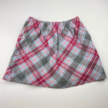 Load image into Gallery viewer, Girls McKiDS, vintage checked skirt, built-in shorts, elasticated, size labels removed, L: 32cm, W: 28cm across unstretched, GUC, size 7-8,