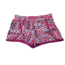 Load image into Gallery viewer, Girls Piping Hot, colourful shorts, elasticated, FUC, size 12,