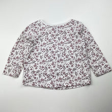 Load image into Gallery viewer, Girls ACCESSORIES by H, floral long sleeve top, FUC, size 0,