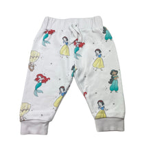Load image into Gallery viewer, Girls Disney, Princess fleece lined track pants, elasticated, GUC, size 00,