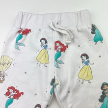 Load image into Gallery viewer, Girls Disney, Princess fleece lined track pants, elasticated, GUC, size 00,