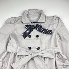 Load image into Gallery viewer, Girls Blue Sky, lightweight silk / polyester jacket, L: 57cm, EUC, size 7-8,
