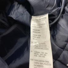 Load image into Gallery viewer, Girls Cotton On, navy puffer vest / sleeveless jacket, raindrops, FUC, size 8,
