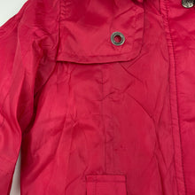 Load image into Gallery viewer, Girls Milkshake, fleece lined jacket / coat, small pinholes front right, L: 56cm, FUC, size 8,