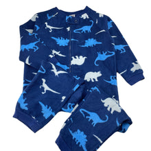 Load image into Gallery viewer, Boys Target, fleece winter all-in-one pyjamas, dinosaurs, EUC, size 4,