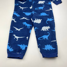Load image into Gallery viewer, Boys Target, fleece winter all-in-one pyjamas, dinosaurs, EUC, size 4,