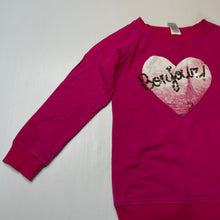 Load image into Gallery viewer, Girls Ollies Place, pink cotton lightweight sweater / top, FUC, size 6,