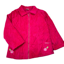 Load image into Gallery viewer, Girls Jelly Beans, vintage embroidered velvet jacket, small mark front, FUC, size 7,