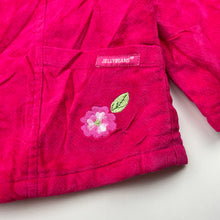 Load image into Gallery viewer, Girls Jelly Beans, vintage embroidered velvet jacket, small mark front, FUC, size 7,
