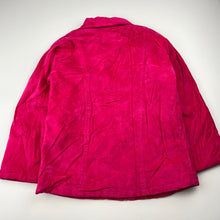 Load image into Gallery viewer, Girls Jelly Beans, vintage embroidered velvet jacket, small mark front, FUC, size 7,