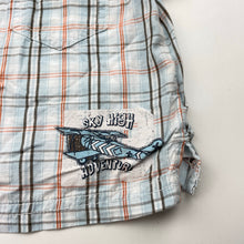 Load image into Gallery viewer, Boys H&T, checked cotton short sleeve shirt, FUC, size 0,