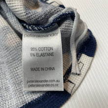 Load image into Gallery viewer, Boys Peter Alexander, waffle long sleeve pyjama top, wash fade, FUC, size 4,