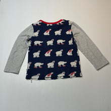 Load image into Gallery viewer, Boys Peter Alexander, waffle long sleeve pyjama top, wash fade, FUC, size 4,