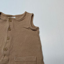 Load image into Gallery viewer, Unisex Target, waffle organic cotton romper, FUC, size 00,