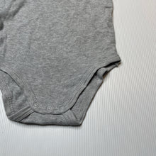 Load image into Gallery viewer, Unisex Baby Berry, grey marle cotton singletsuit, FUC, size 0,