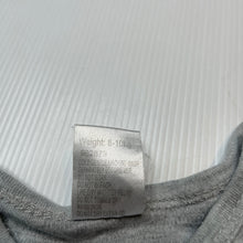Load image into Gallery viewer, Unisex Baby Berry, grey marle cotton singletsuit, FUC, size 0,