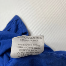 Load image into Gallery viewer, Boys Brilliant Basics, blue stretchy singlet top, alien, GUC, size 3-4,