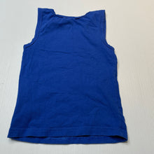 Load image into Gallery viewer, Boys Brilliant Basics, blue stretchy singlet top, alien, GUC, size 3-4,