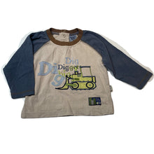 Load image into Gallery viewer, Boys Pumpkin Patch, vintage soft cotton long sleeve top, digger, FUC, size 0,