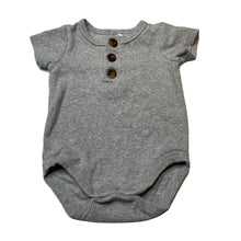 Load image into Gallery viewer, Boys Baby Berry, ribbed henley bodysuit / romper, FUC, size 0,