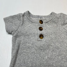 Load image into Gallery viewer, Boys Baby Berry, ribbed henley bodysuit / romper, FUC, size 0,