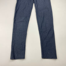 Load image into Gallery viewer, Girls blue, stretchy leggings, elasticated, Inside leg: 50cm, EUC, size 8,