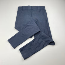 Load image into Gallery viewer, Girls blue, stretchy leggings, elasticated, Inside leg: 50cm, EUC, size 8,