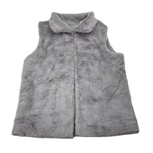 Load image into Gallery viewer, Girls La Sienna Couture, lined soft fleece vest, 4 hook fasten, EUC, size 6,