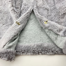 Load image into Gallery viewer, Girls La Sienna Couture, lined soft fleece vest, 4 hook fasten, EUC, size 6,