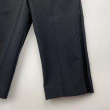 Load image into Gallery viewer, Boys black, dinner suit / formal pants, elasticated, Inside leg: 24.5cm, EUC, size 0,