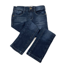 Load image into Gallery viewer, Boys Pumpkin Patch, dark stretch denim jeans, adjustable, Inside leg: 43.5cm, EUC, size 4,