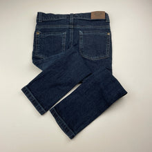 Load image into Gallery viewer, Boys Pumpkin Patch, dark stretch denim jeans, adjustable, Inside leg: 43.5cm, EUC, size 4,