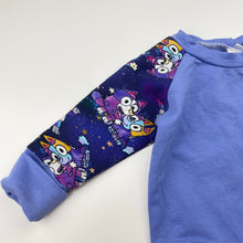 Load image into Gallery viewer, Girls Bizaar Bibs 'n' Bums, Bluey stretchy long sleeve top, FUC, size 00-0,