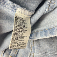 Load image into Gallery viewer, Girls Breakers, blue stretch denim dress, light marks, FUC, size 7, L: 60cm