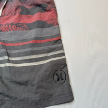 Load image into Gallery viewer, Boys Hurley, lightweight stretch board shorts, elasticated, FUC, size 10,