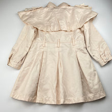 Load image into Gallery viewer, Girls Classic Teddy, lined lightweight jacket / coat, L: 58cm, EUC, size 5,