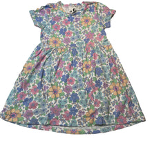 Load image into Gallery viewer, Girls Cotton On, floral cotton casual dress, marks on skirt, FUC, size 6, L: 57cm