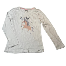 Load image into Gallery viewer, Girls Target, cotton long sleeve tee / top, horse, FUC, size 7,