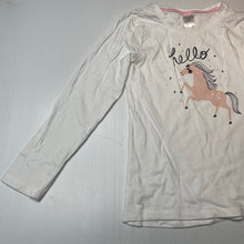 Load image into Gallery viewer, Girls Target, cotton long sleeve tee / top, horse, FUC, size 7,