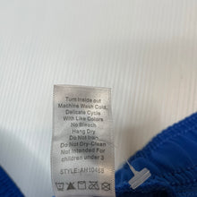 Load image into Gallery viewer, Girls WEISSMAN, blue dance pants, elasticated, Inside leg: 57cm, FUC, size 10-12,