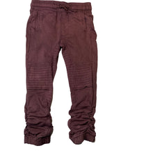 Load image into Gallery viewer, Unisex NOTHING BUT AMOR, cotton blend ruched casual pants, elasticated, FUC, size 6,